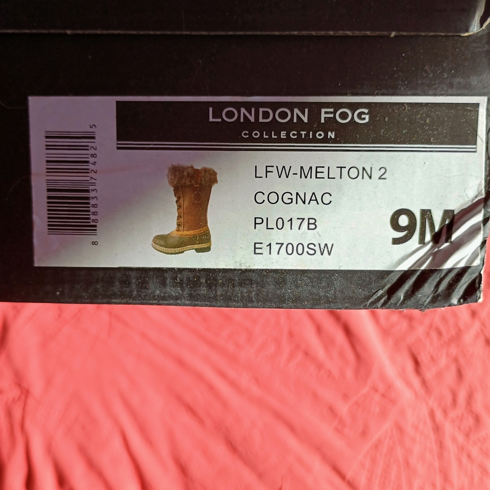 London Fog Cognac Boots
